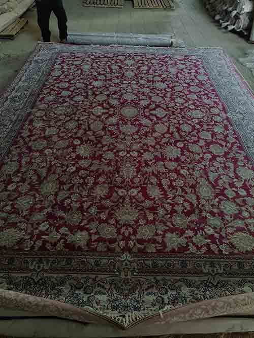 خرید فرش ۷۰۰ شانه کد 70027 با تراکم ۲۵۵۰ - کالکشن هانا