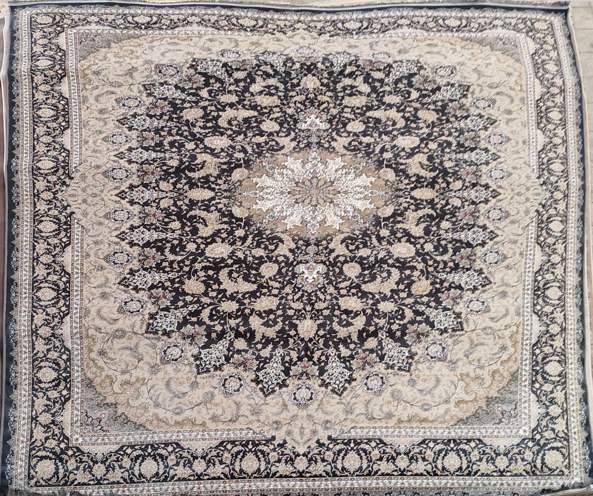 خرید فرش ۱۲۰۰ شانه کد 11009 با تراکم ۳۶۰۰ - کالکشن وستا